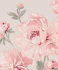 Laura Ashley-牡丹花束 壁紙(藕粉)