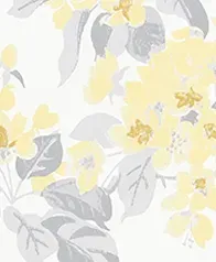 Laura Ashley-蘋果花 壁紙(黃)