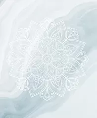 心流 壁畫(藍綠)