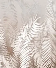 葉林剪影 壁畫(棕)