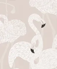優雅紅鸛 壁畫(裸灰)
