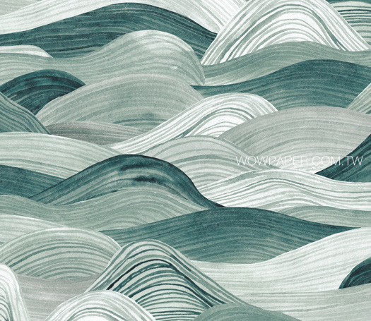 流雲 壁紙(綠)