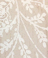 時尚手繪蔓藤 壁紙-白葉