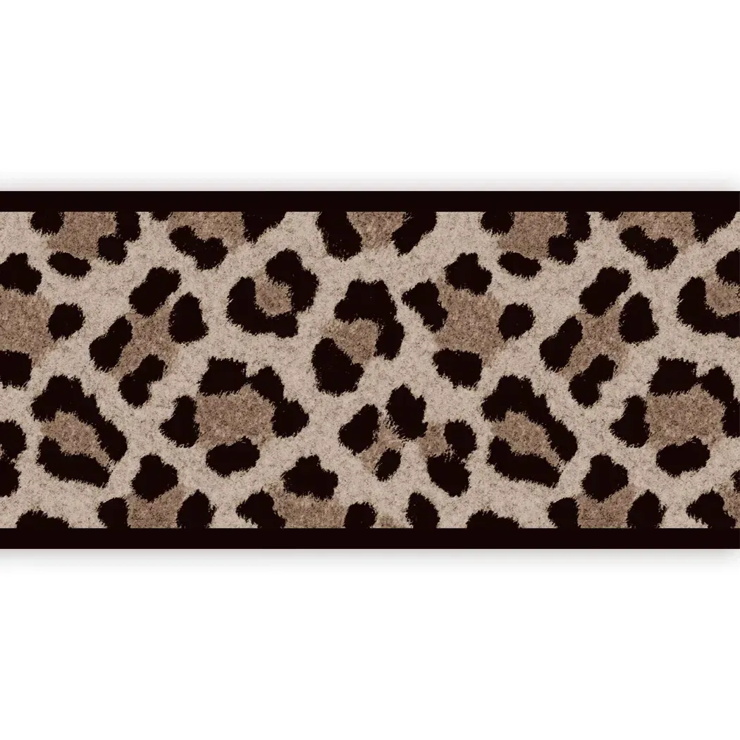 豹紋 腰帶壁紙(棕)