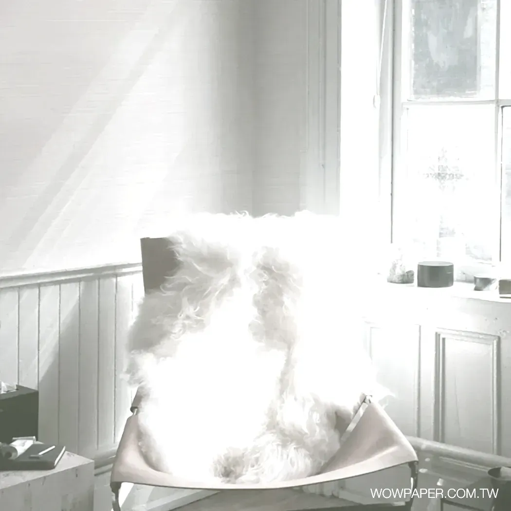 現代麻布紋 壁紙(珍珠)