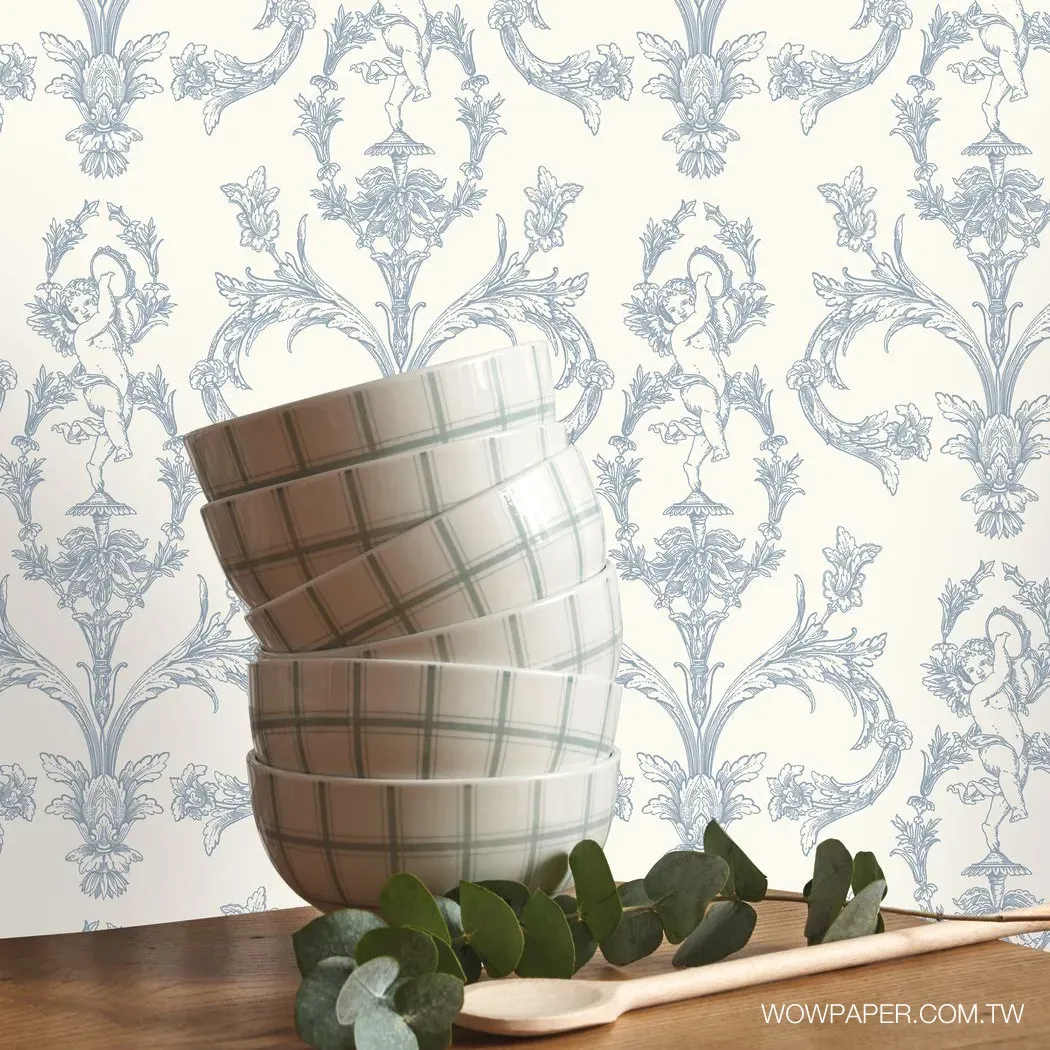 小天使圖騰 壁紙(藍)