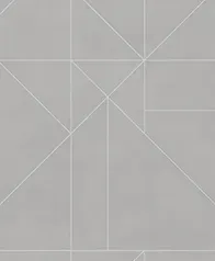 珠光幾何細線 壁紙(灰)