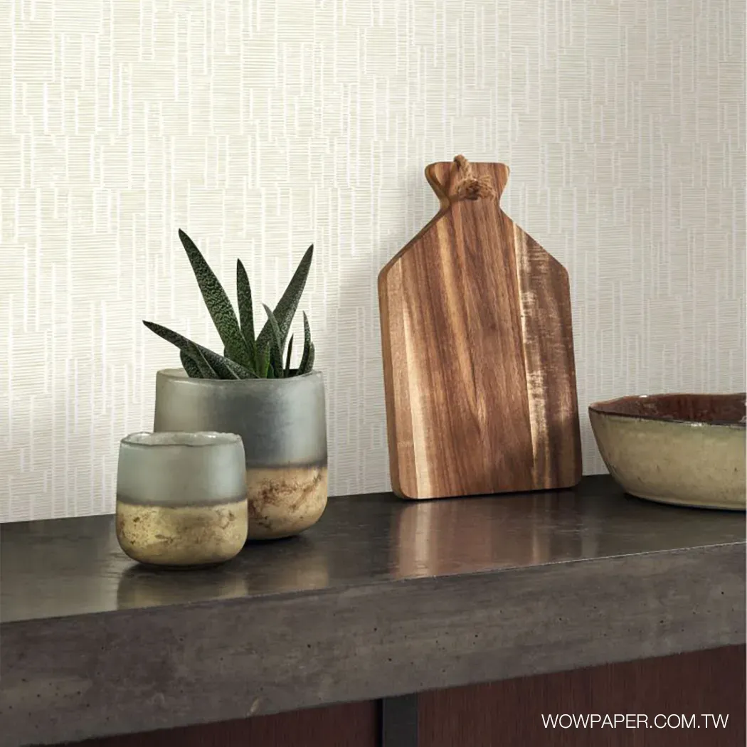 南方工藝紋 壁紙(枯綠)