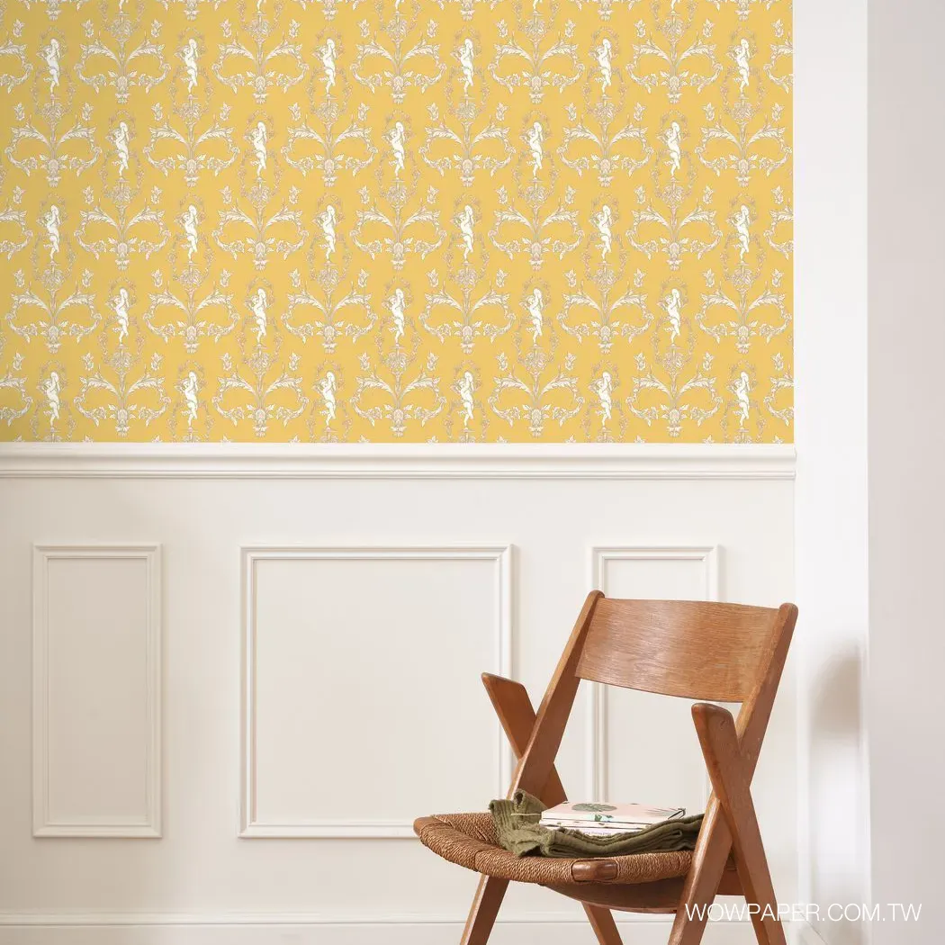 小天使圖騰 壁紙(黃)