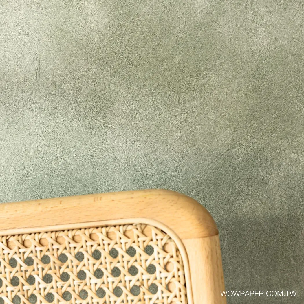 藝術泥灰牆 壁紙(灰綠)