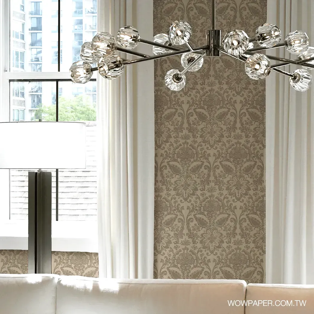 巴洛克圖騰 壁紙(咖)