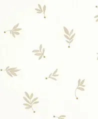 可愛小草圖騰 壁紙(米灰)
