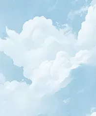 吉卜力的天空 壁畫(藍)