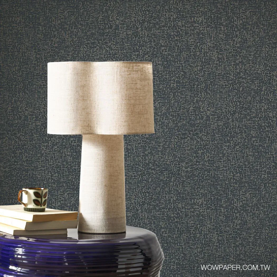 細緻羽點織紋 壁紙(深藍)