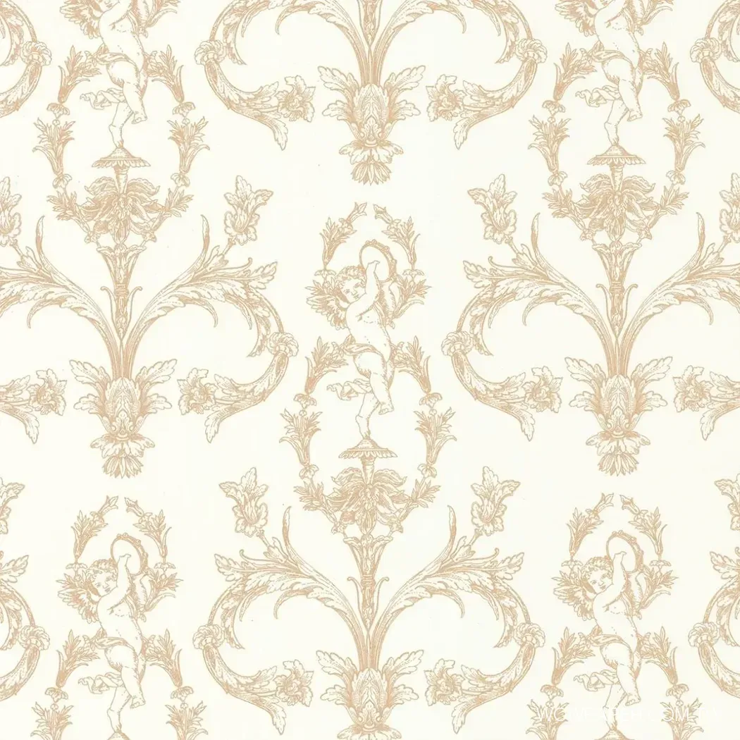 小天使圖騰 壁紙(棕)