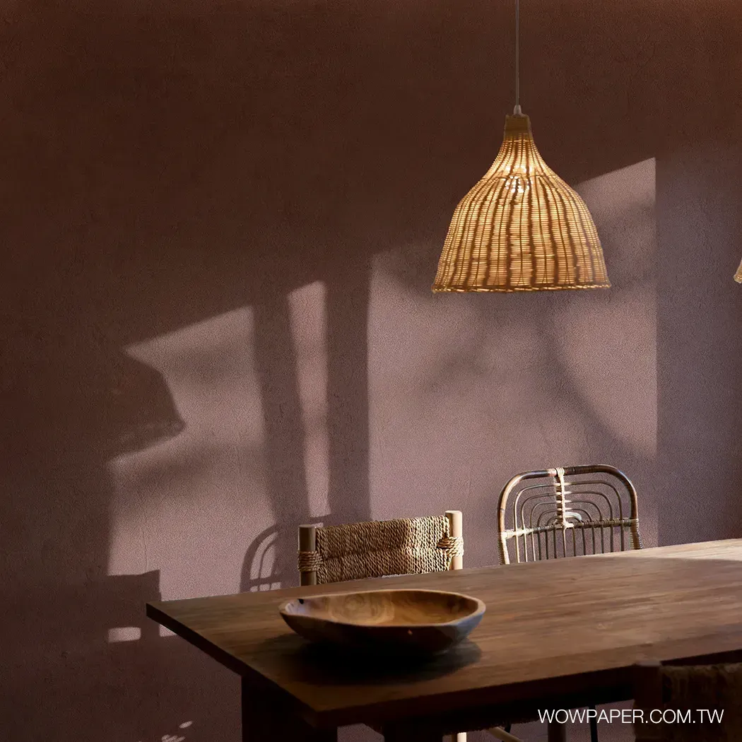 肌理工法漆牆 壁紙(乾燥玫瑰)