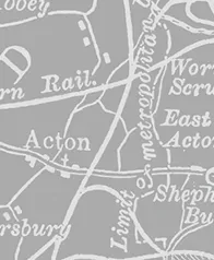 古倫敦地圖壁紙(灰)