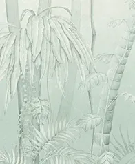 雨林氣息 壁畫(綠彩)
