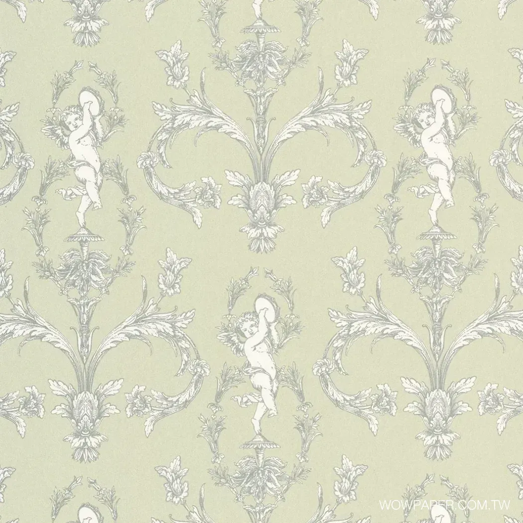 小天使圖騰 壁紙(綠)