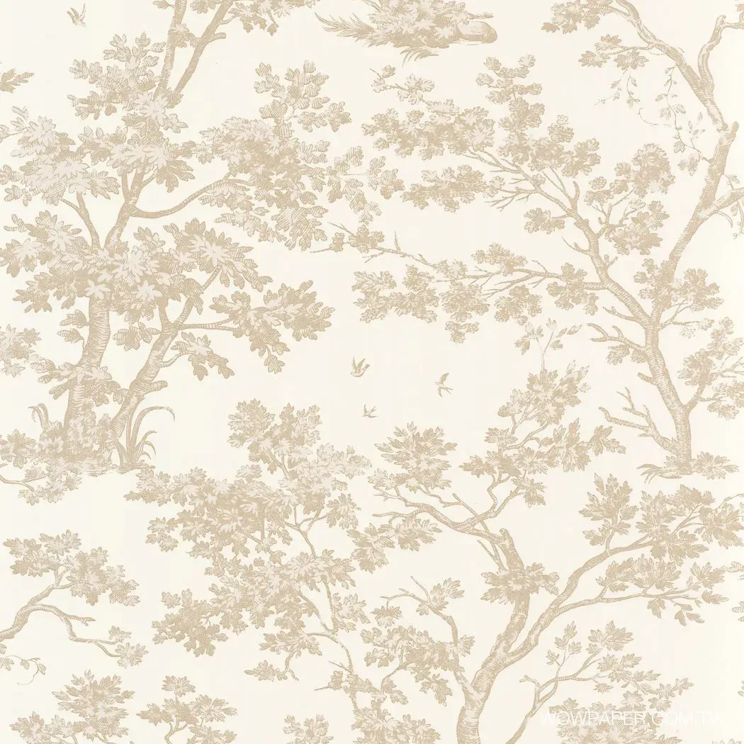 楓丹白露森林 壁紙(咖)