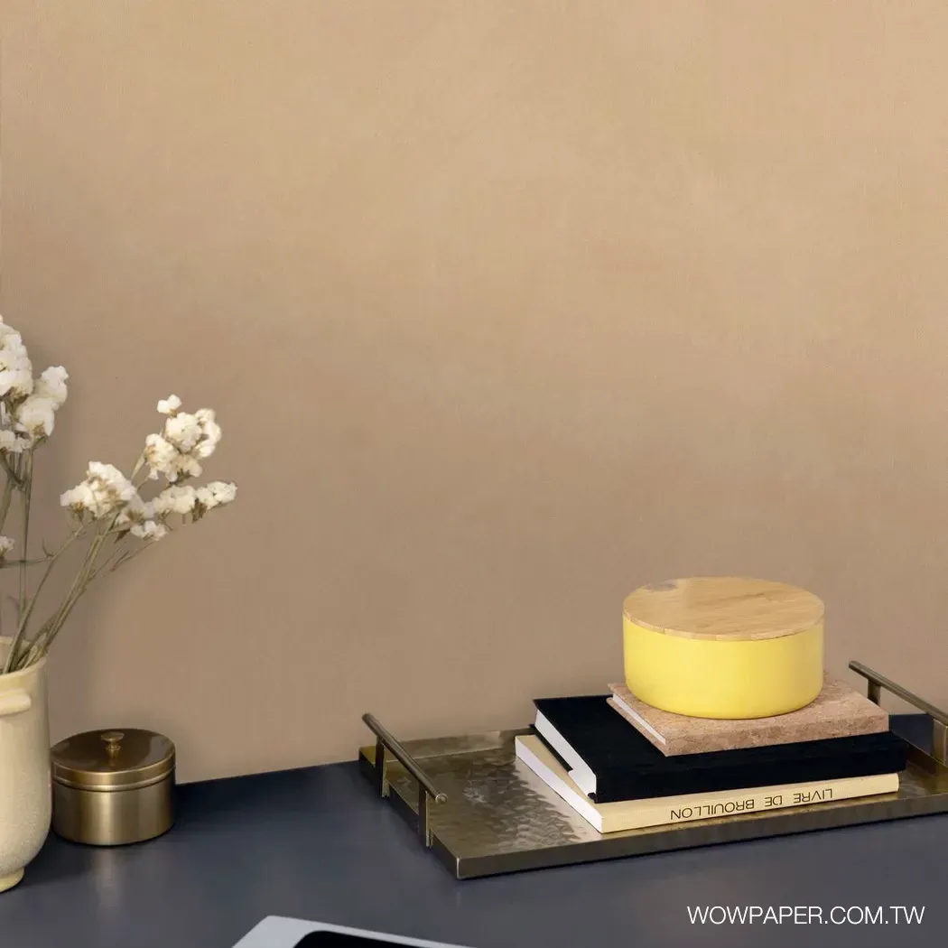 藝術泥灰牆 壁紙(棕)