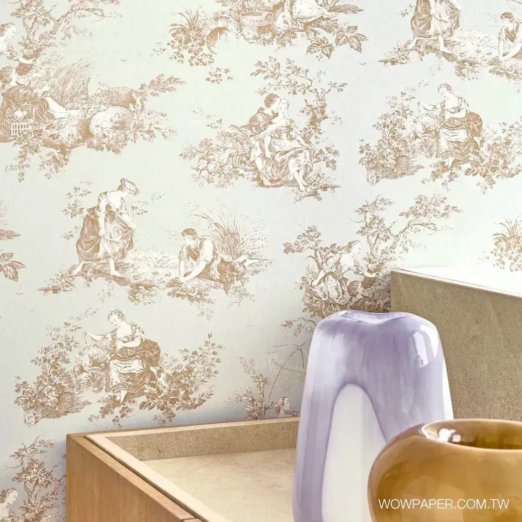 夏日田園 壁紙(杏綠)