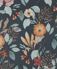 典雅花卉插畫 壁紙