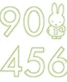 數字裡的Miffy 壁紙