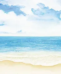 夏日海灘 壁畫