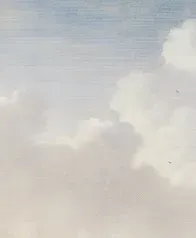 迷人的陰天 壁畫-藍