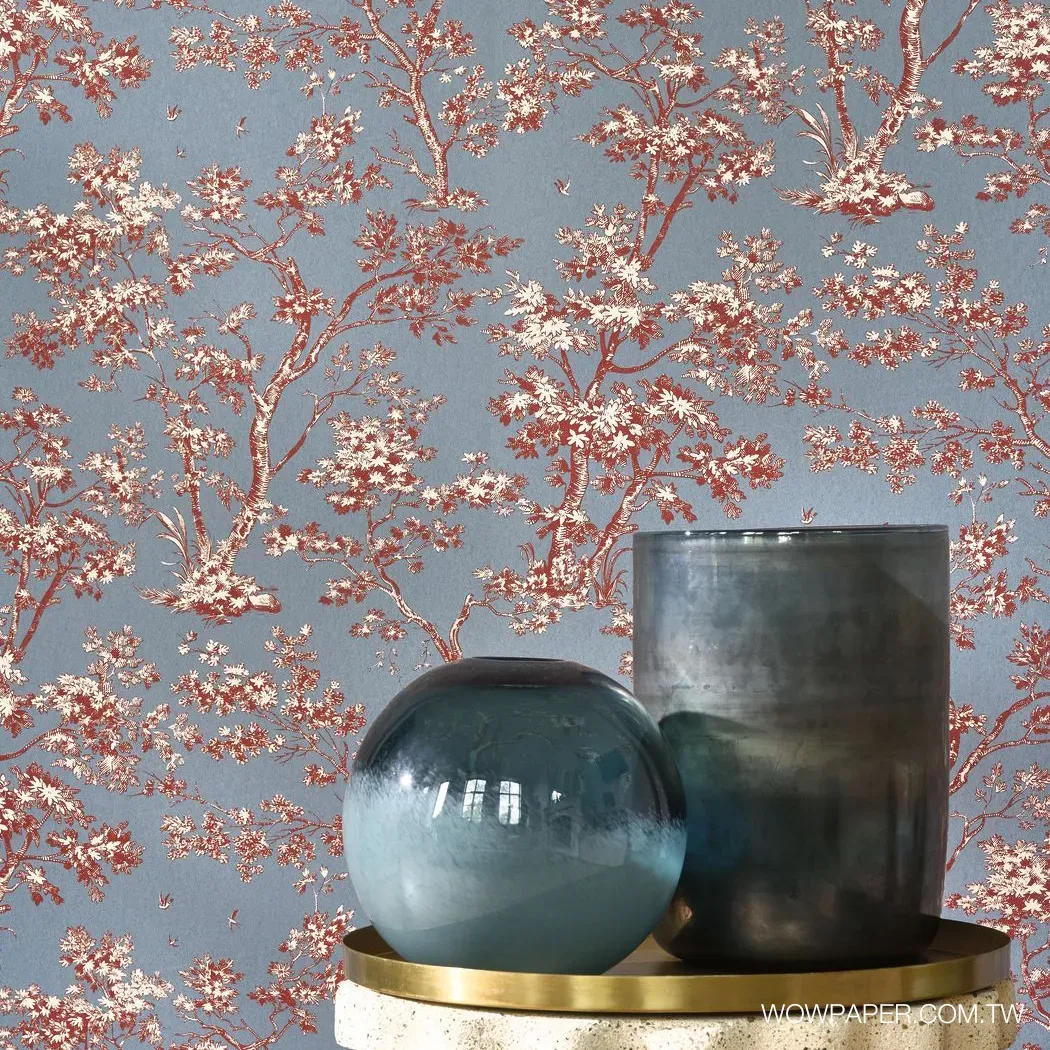 楓丹白露森林 壁紙(紅)