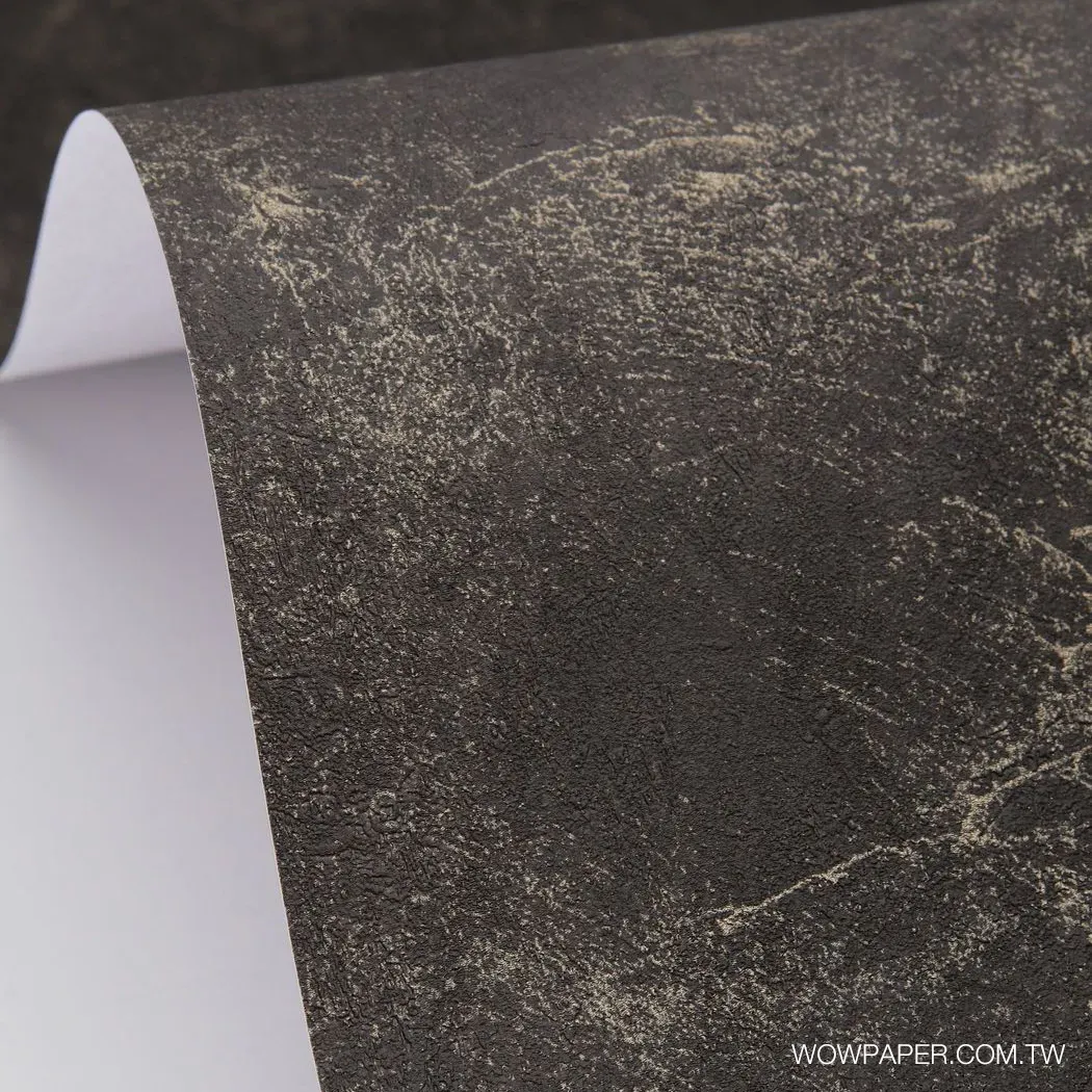 層次藝術泥灰牆 壁紙(煤灰)