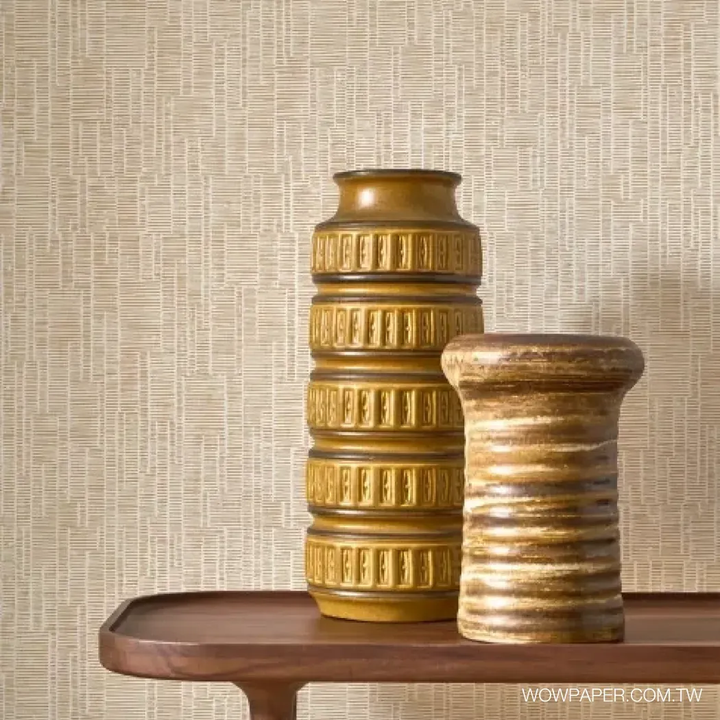 南方工藝紋 壁紙(燕麥)