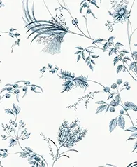 粉韻花語 壁紙(藍)