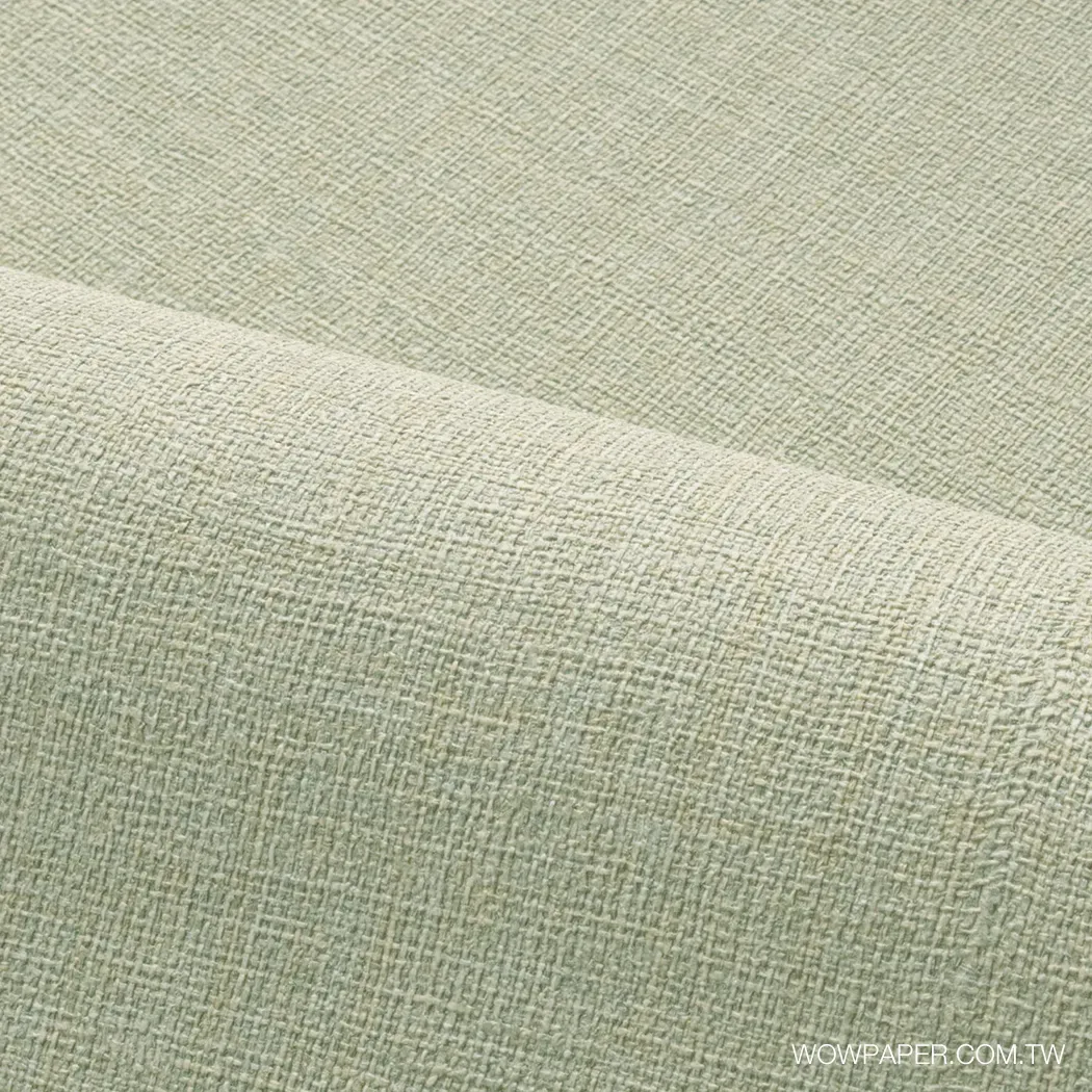 黄麻織紋 壁紙(秋香綠)