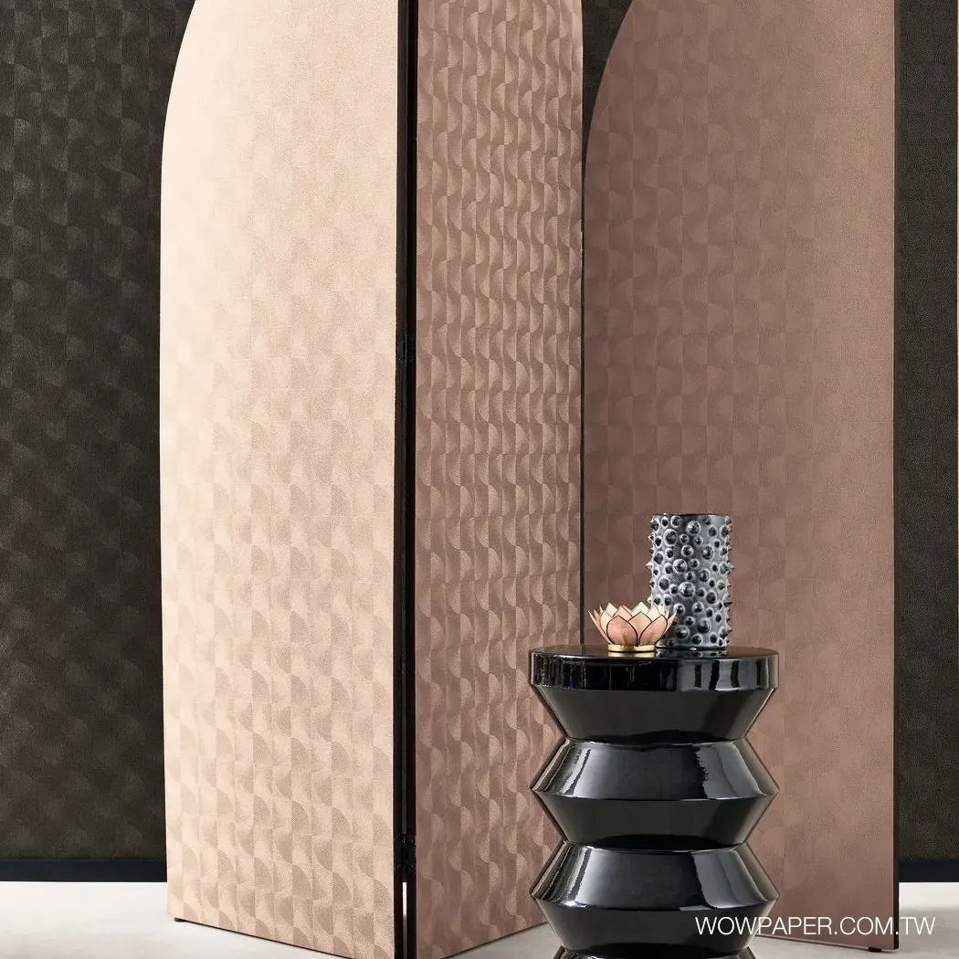 懸浮圖騰 壁紙(玫瑰金)