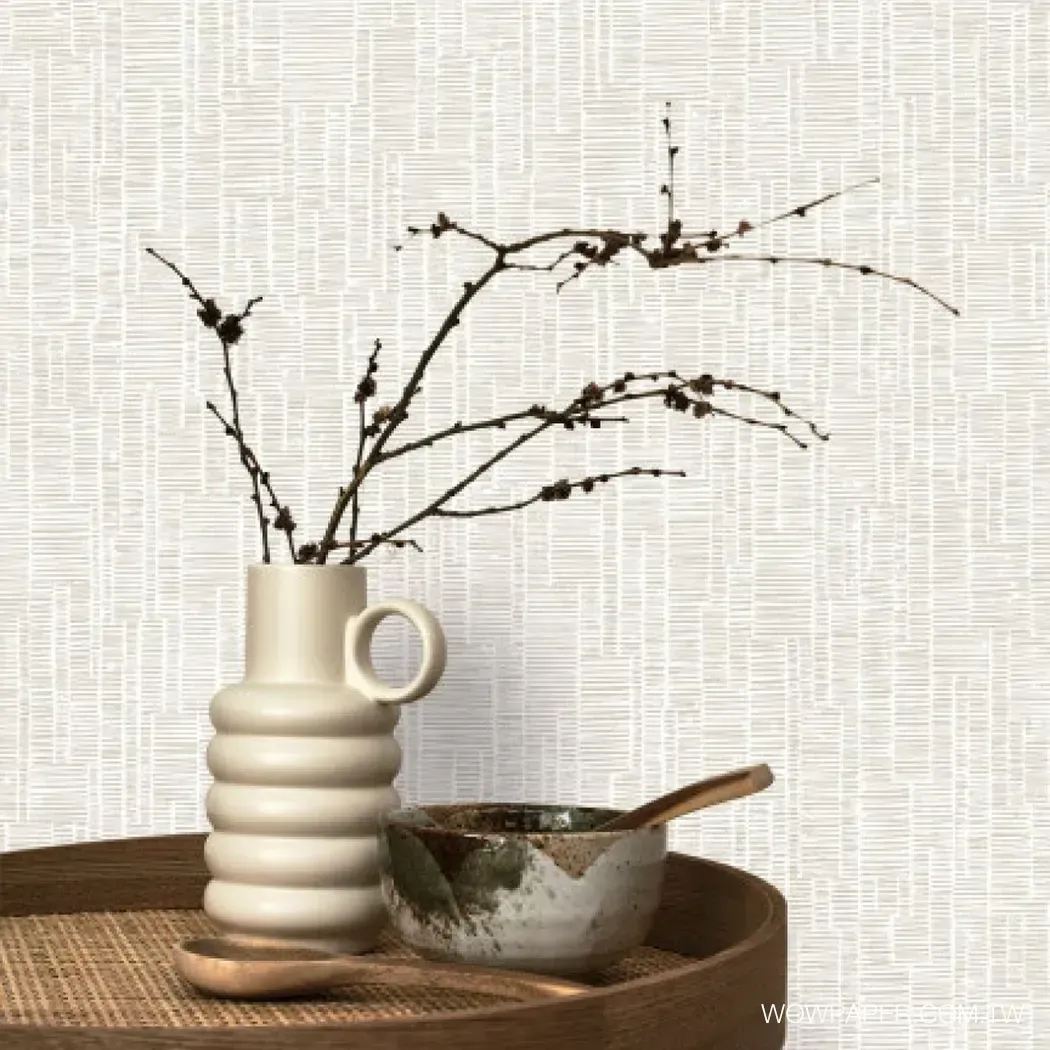 南方工藝紋 壁紙(灰)