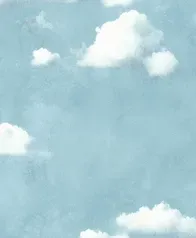 晴空雲彩 壁紙(藍)