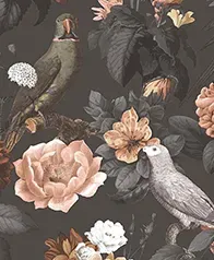 靜物花鳥 壁紙(灰)