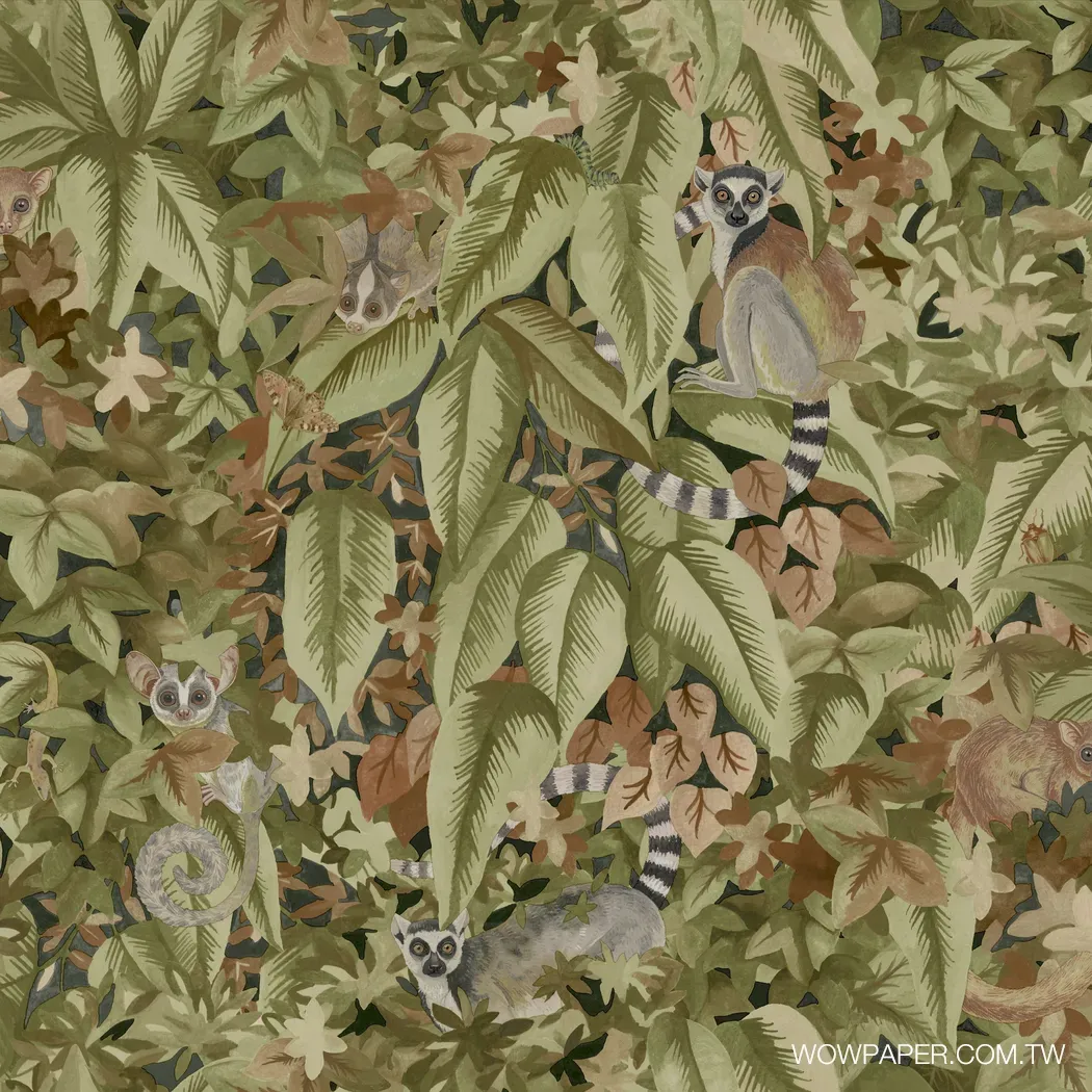 叢林狐猴 壁紙(橄欖)|植物壁紙|壁紙推薦