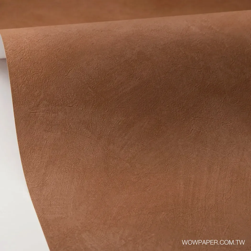 藝術泥灰牆 壁紙(磚紅)