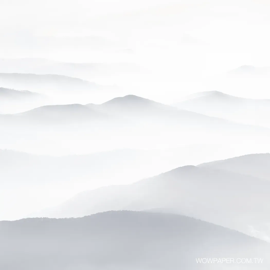 紗霧 壁紙(藍灰)