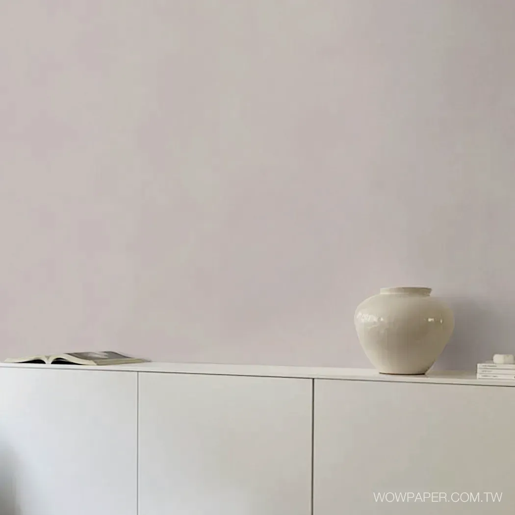 單色光痕漆牆 壁紙(藕灰)