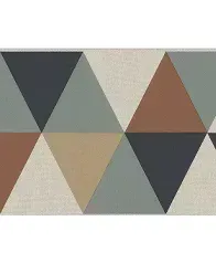 布達偑斯建築幾何 寬飾帶(藍)