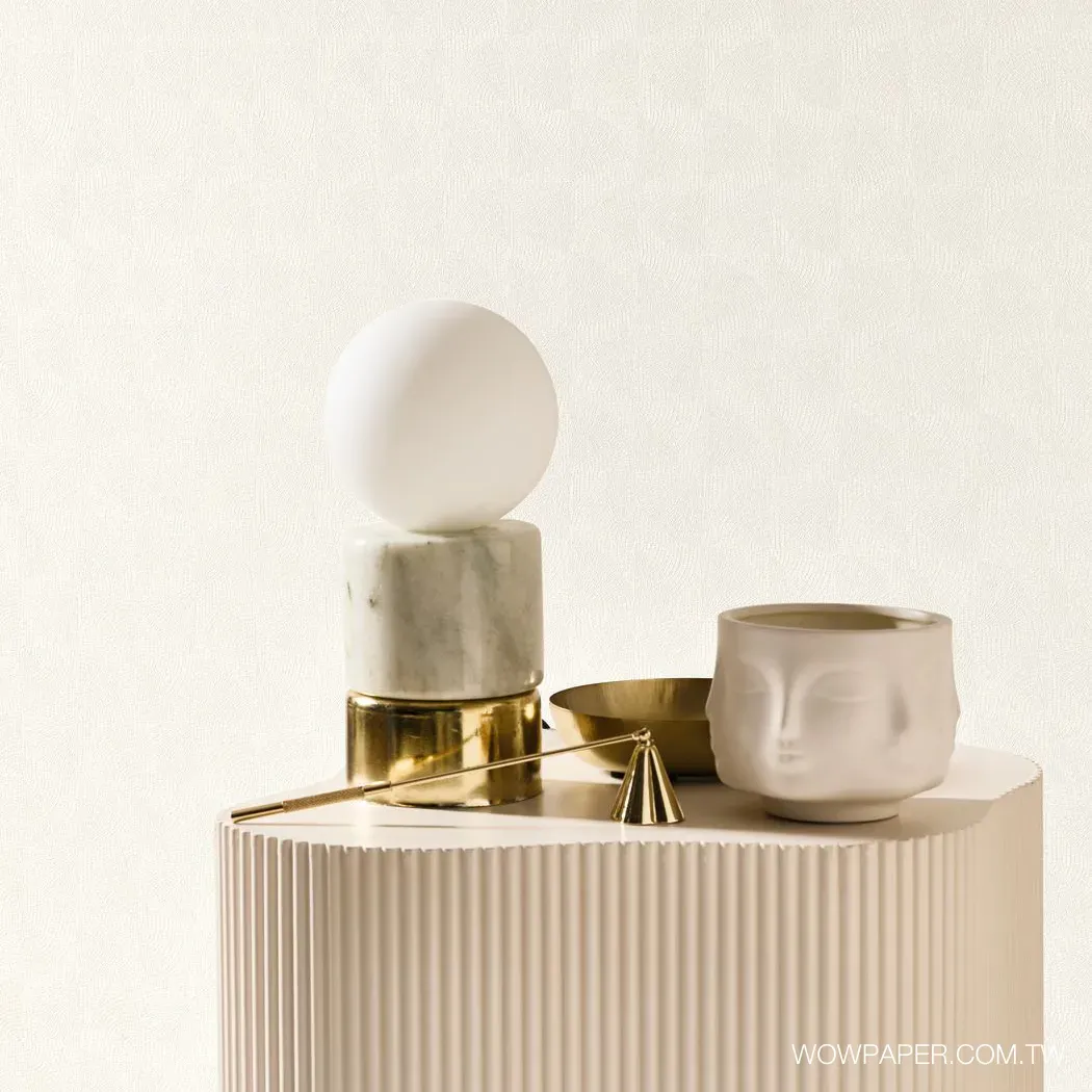 懸浮圖騰 壁紙(米灰）