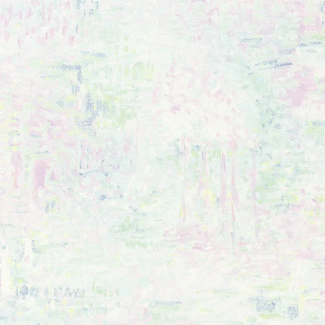 抽象漆工藝 壁紙(粉綠)