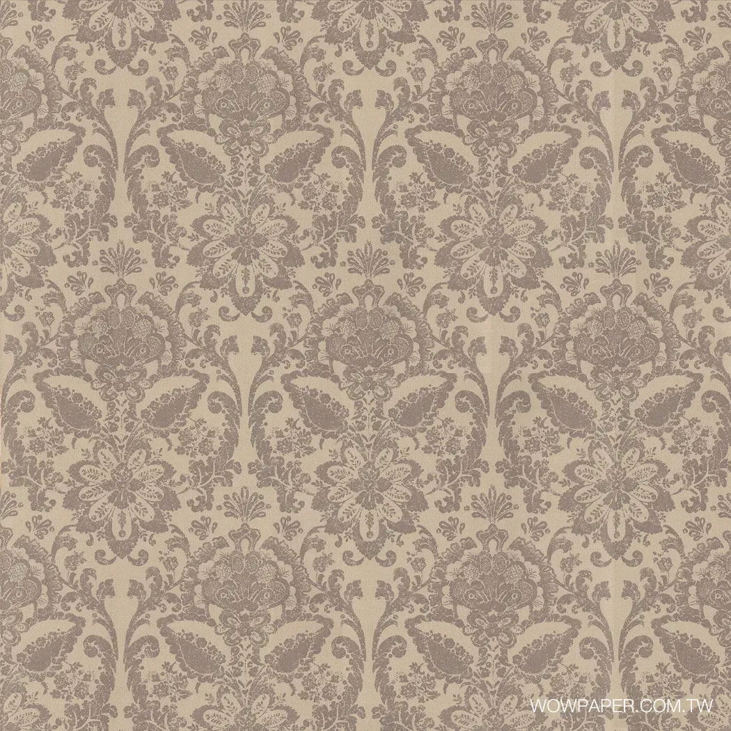 巴洛克圖騰 壁紙(咖)