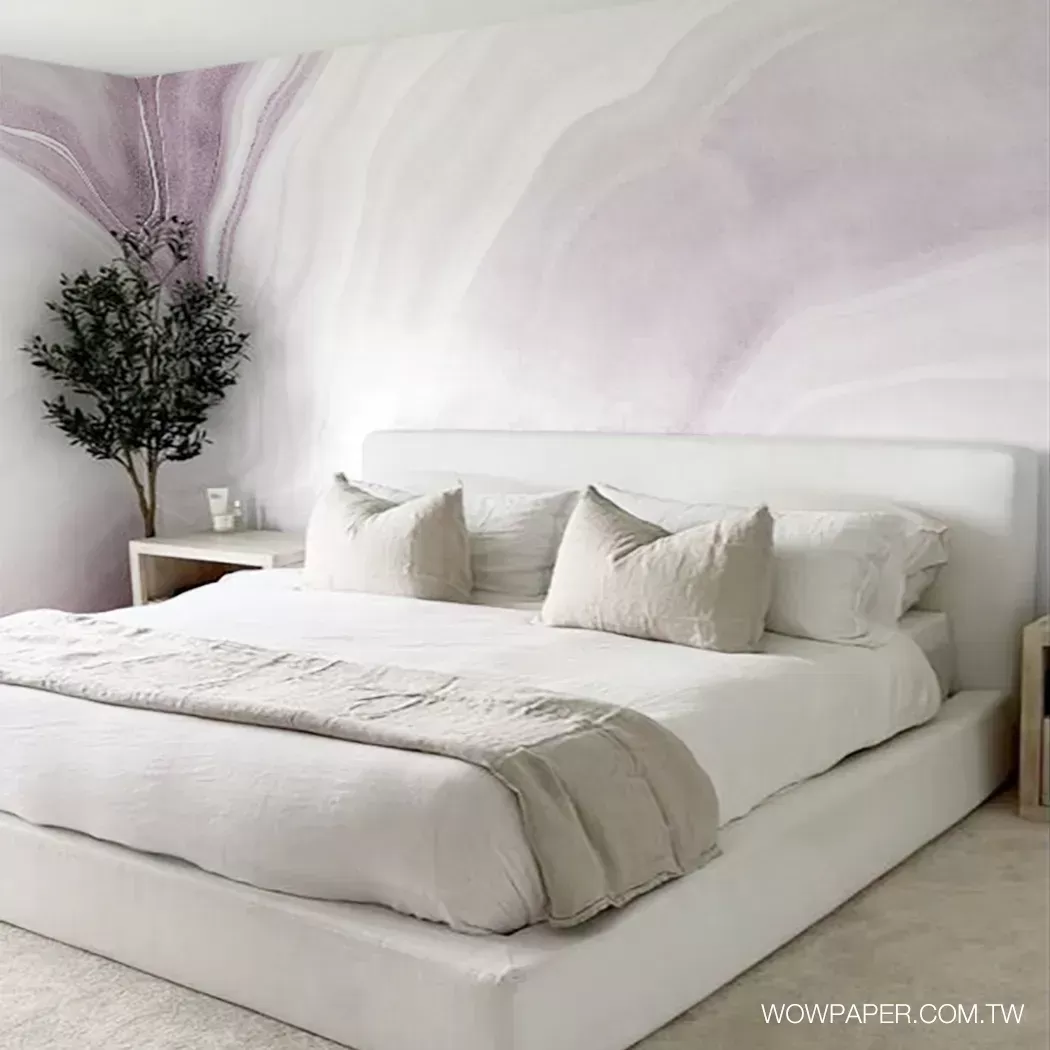 舒適寢居中療癒人心的岩石紋理壁紙