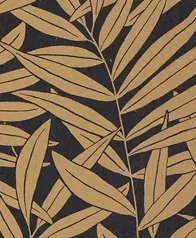 蕨類植物 壁紙(金)