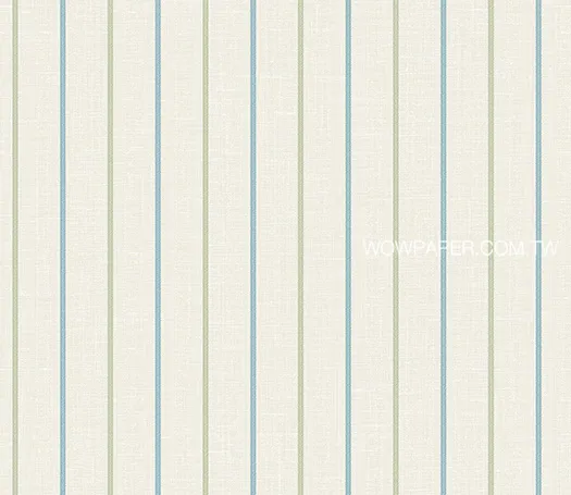 鄉村風直條紋 壁紙(藍綠)